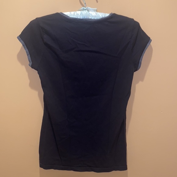 CALVIN KLEIN Rhinestone Logo T-Shirt - Picture 2 of 3